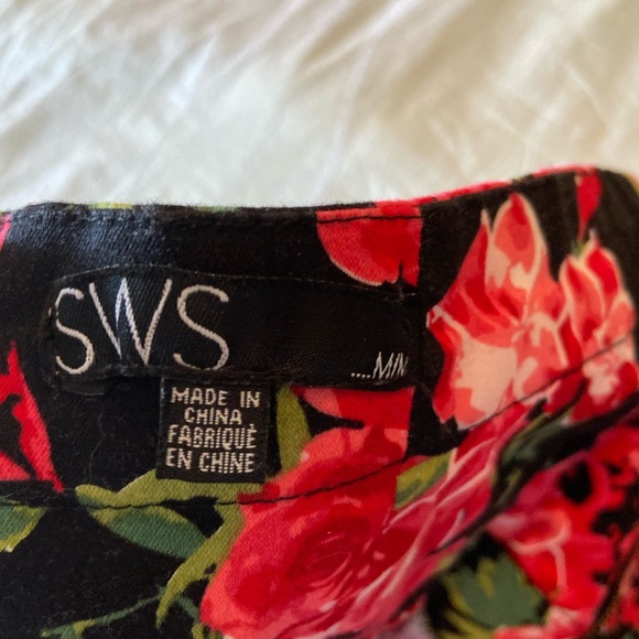 Strapless mini rose dress - Picture 4 of 4